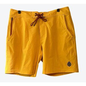 Stio CFS Yellow Men's Swim Shorts